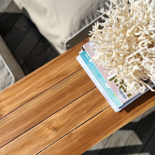 Indi Teak Bench Stool