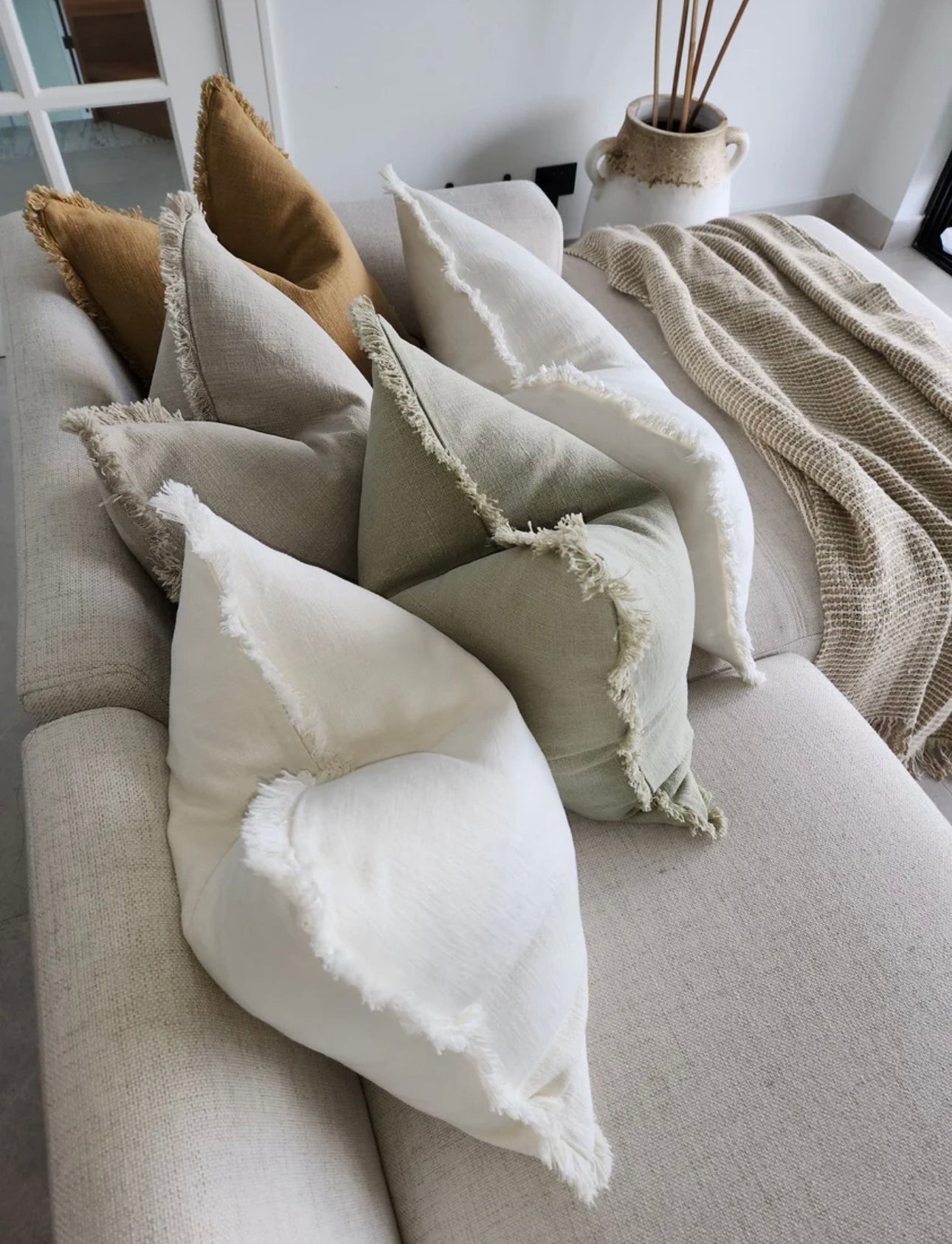 Champêtre Heavy Weight French Linen Cushion