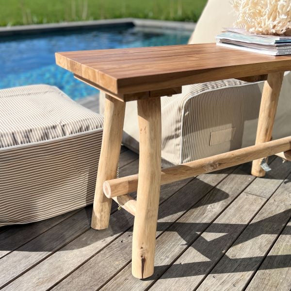 Indi Teak Bench Stool