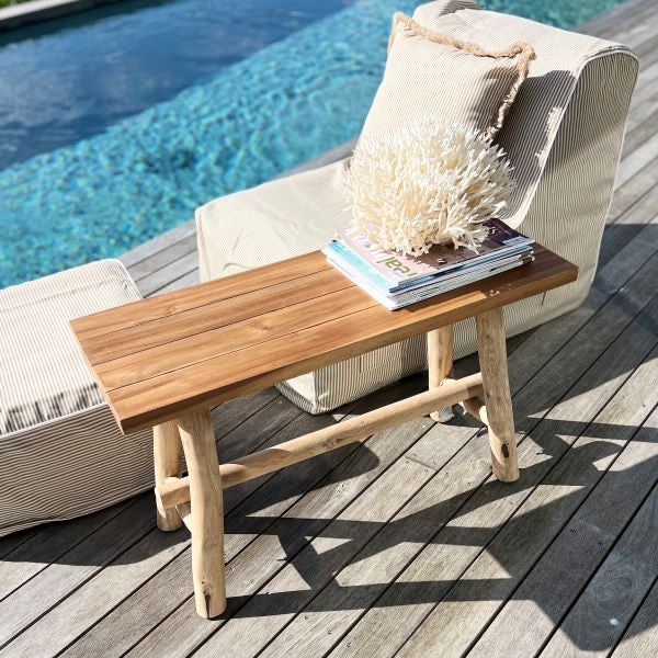 Indi Teak Bench Stool
