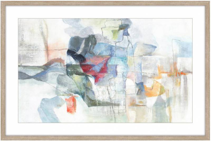 Hyatt Glass Framed Art