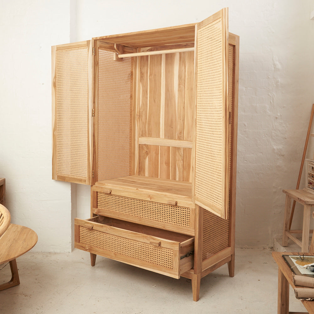 Rayu Teak Wardrobe