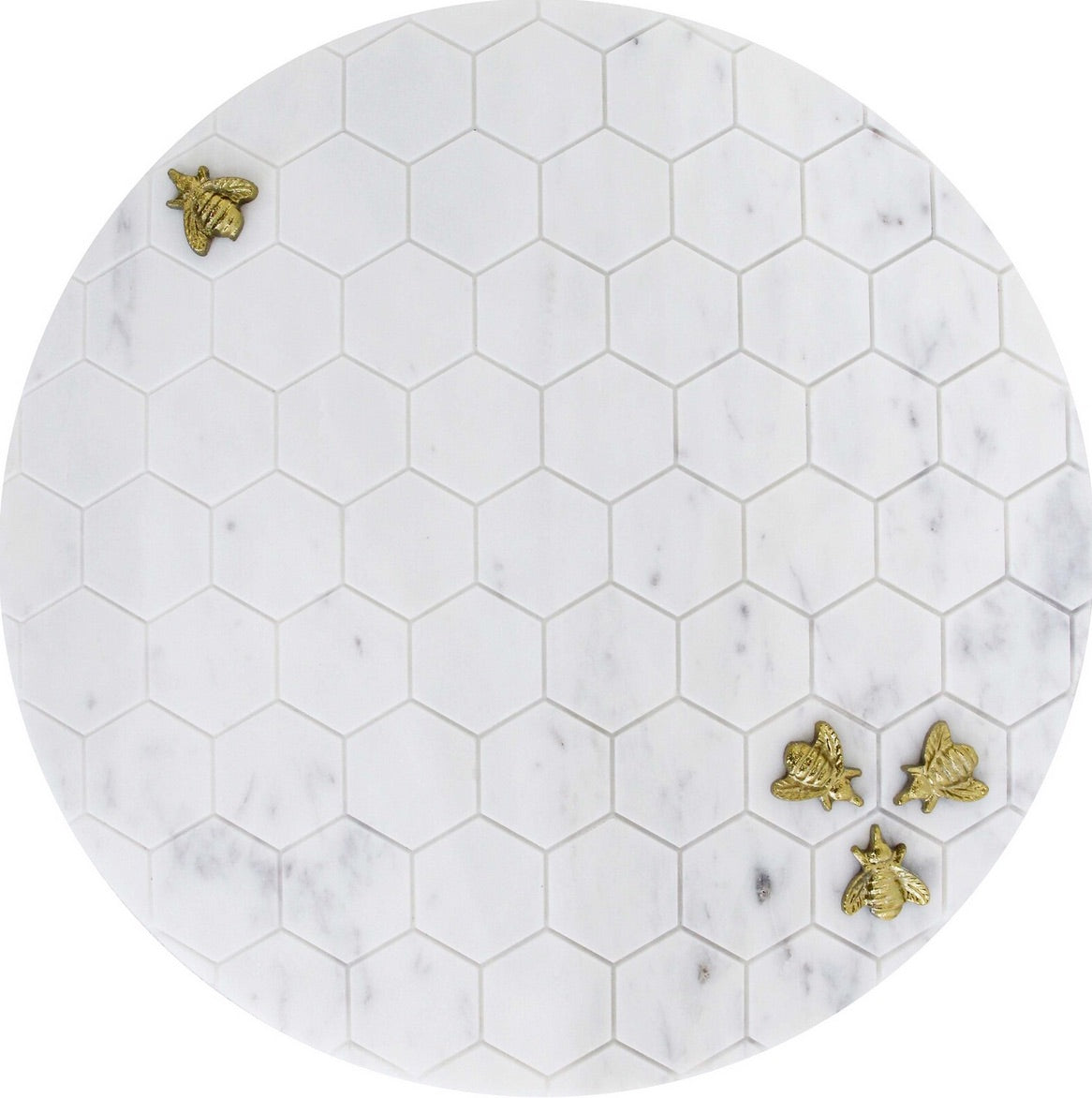 Honeycomb Marble Platter
