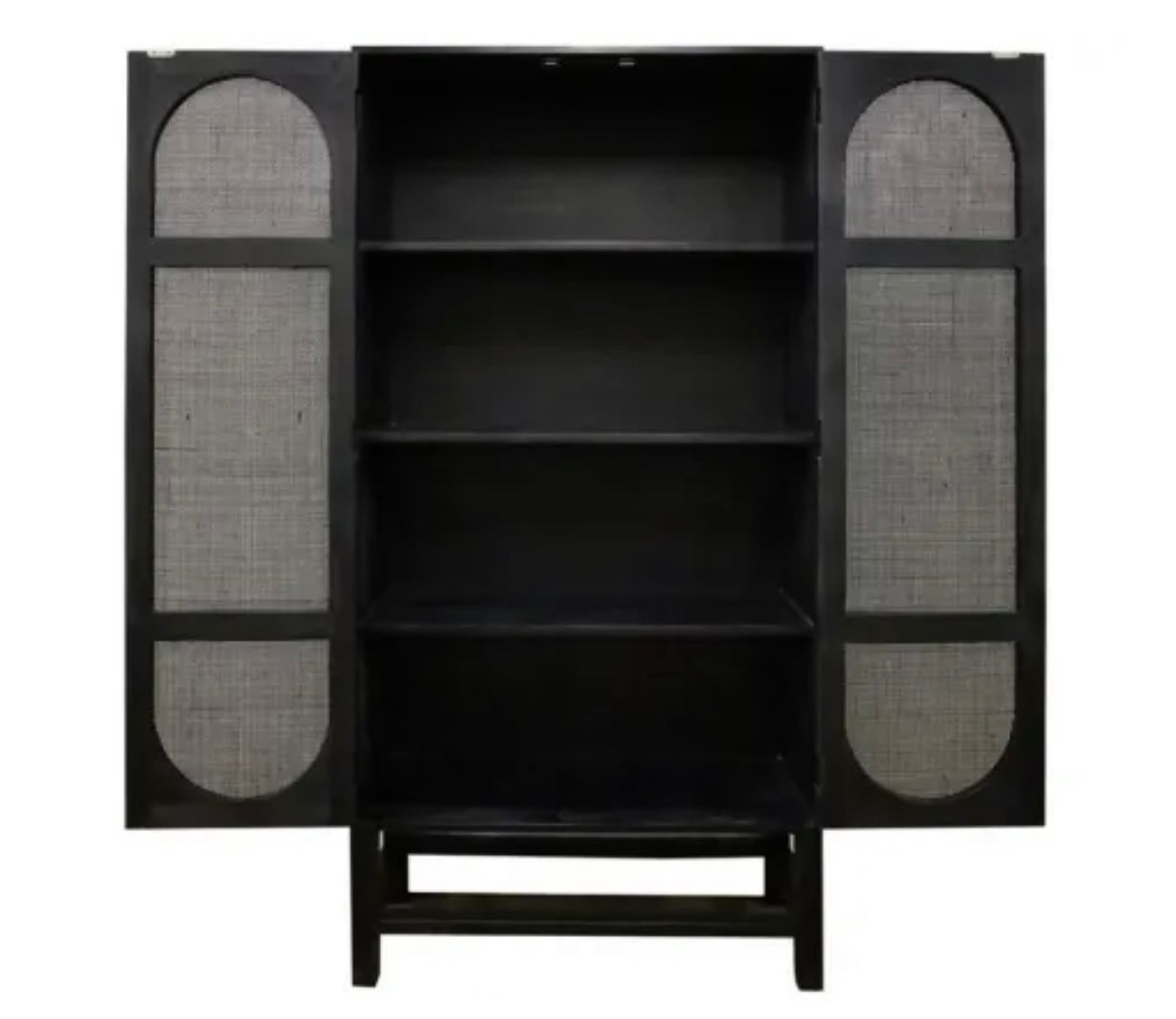 Oberon Rattan Cabinet