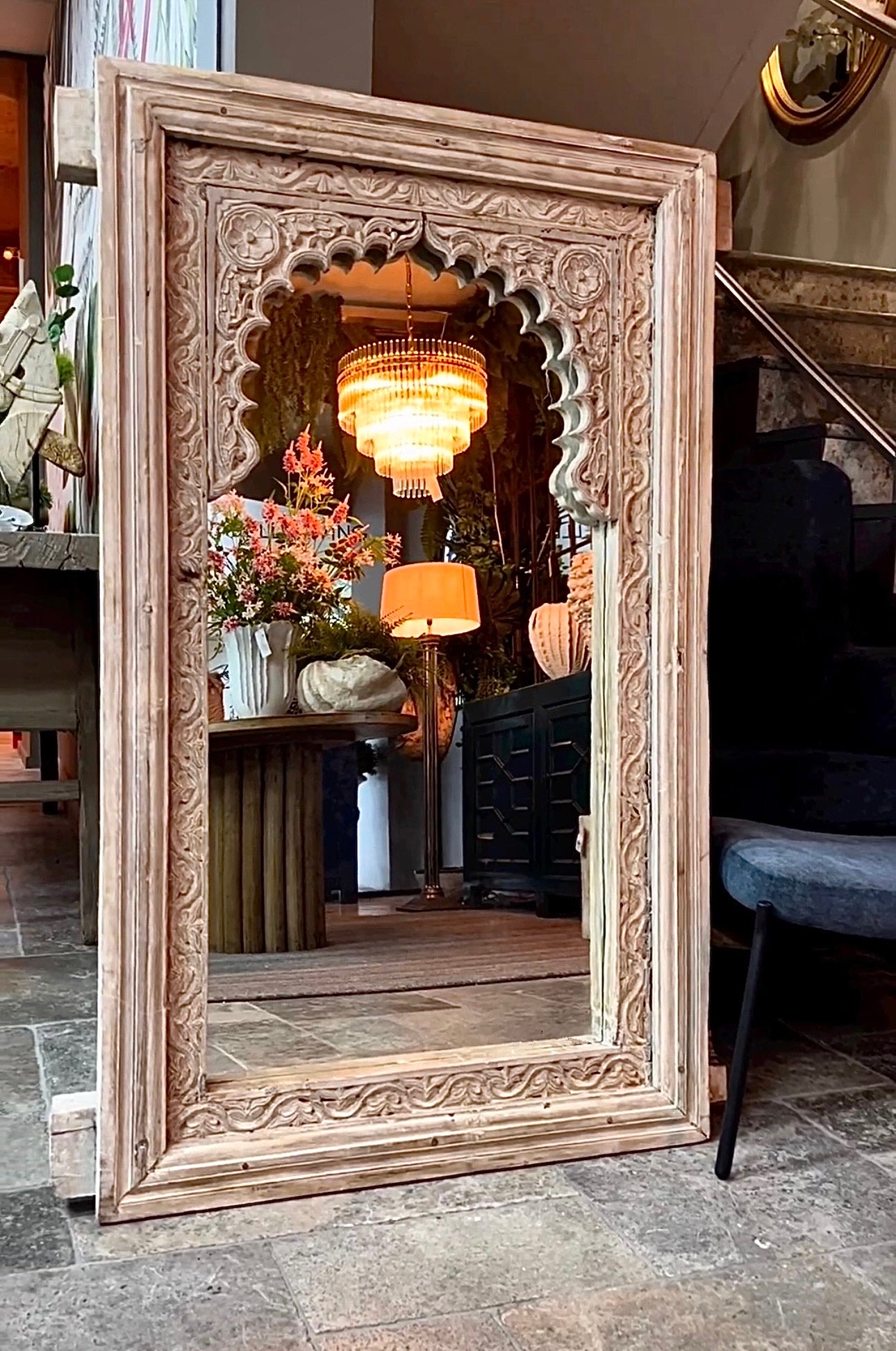 Javind Vintage carved Mirror