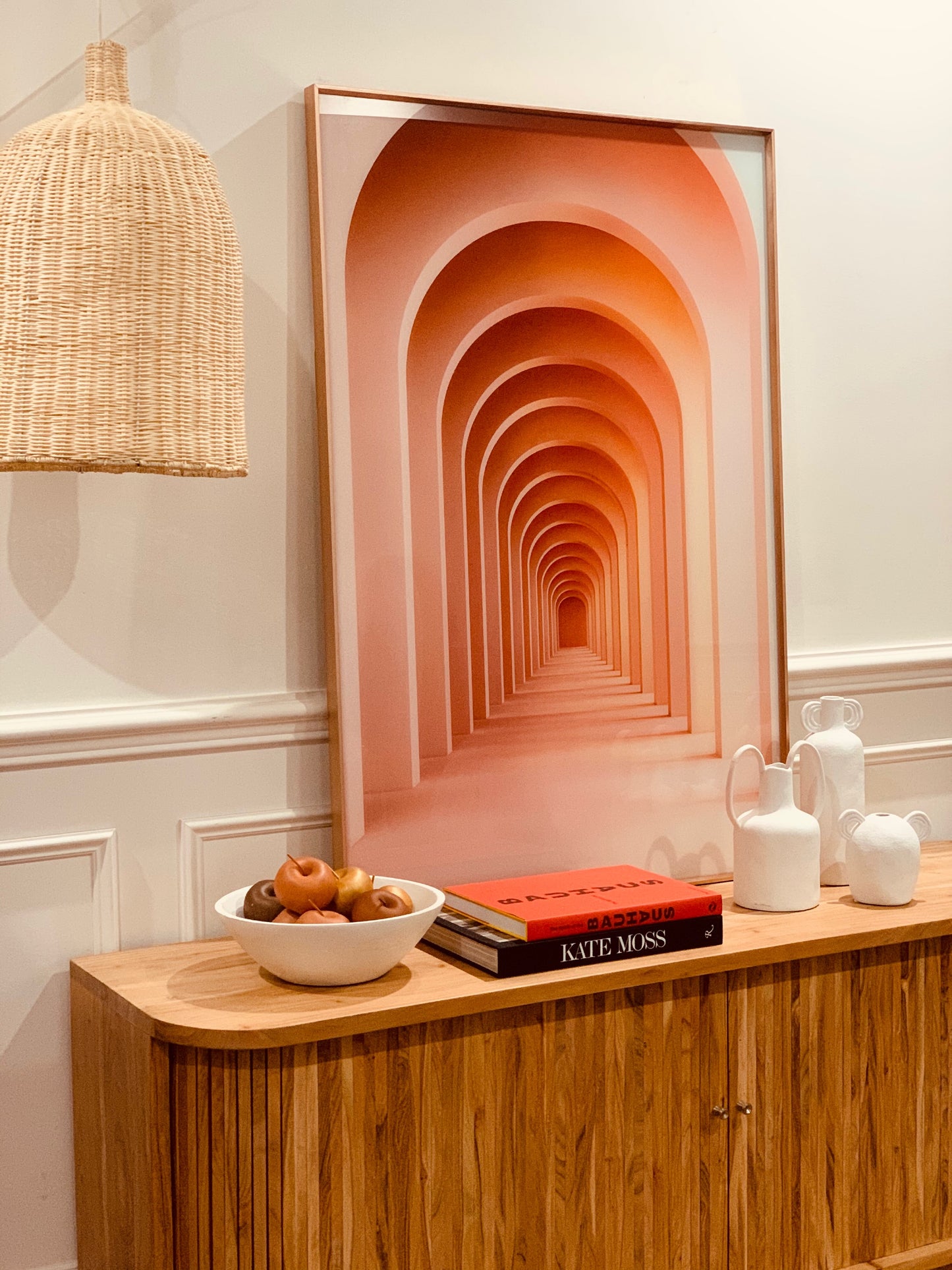 Peachy Arch Glass Art