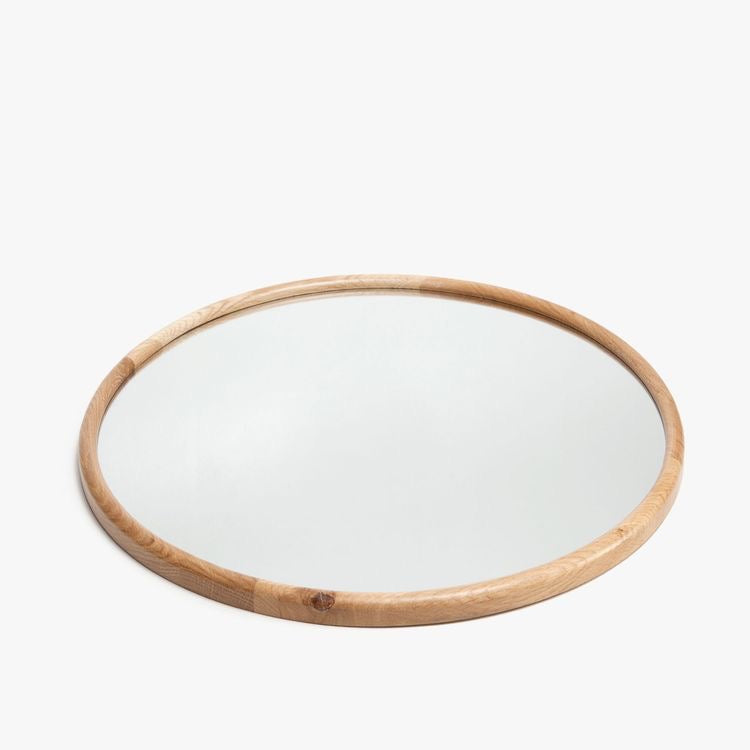 Round Oak Mirror