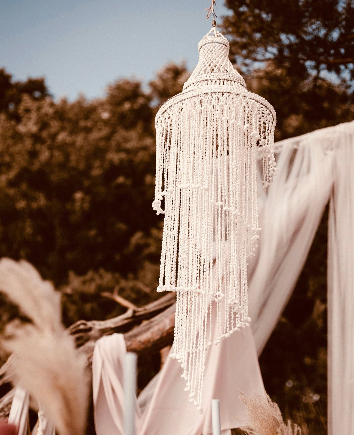 Balm Shell Chandelier Shade