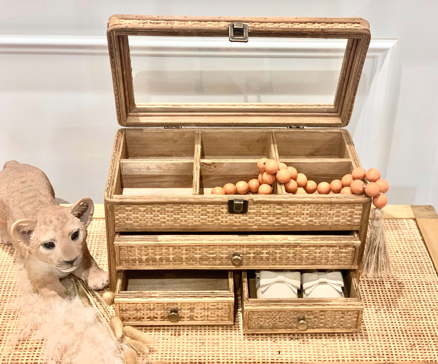 Keepsake Rattan Box