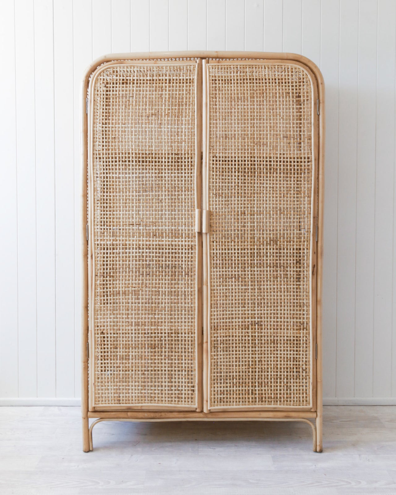 Chester wide Rattan Cabinet