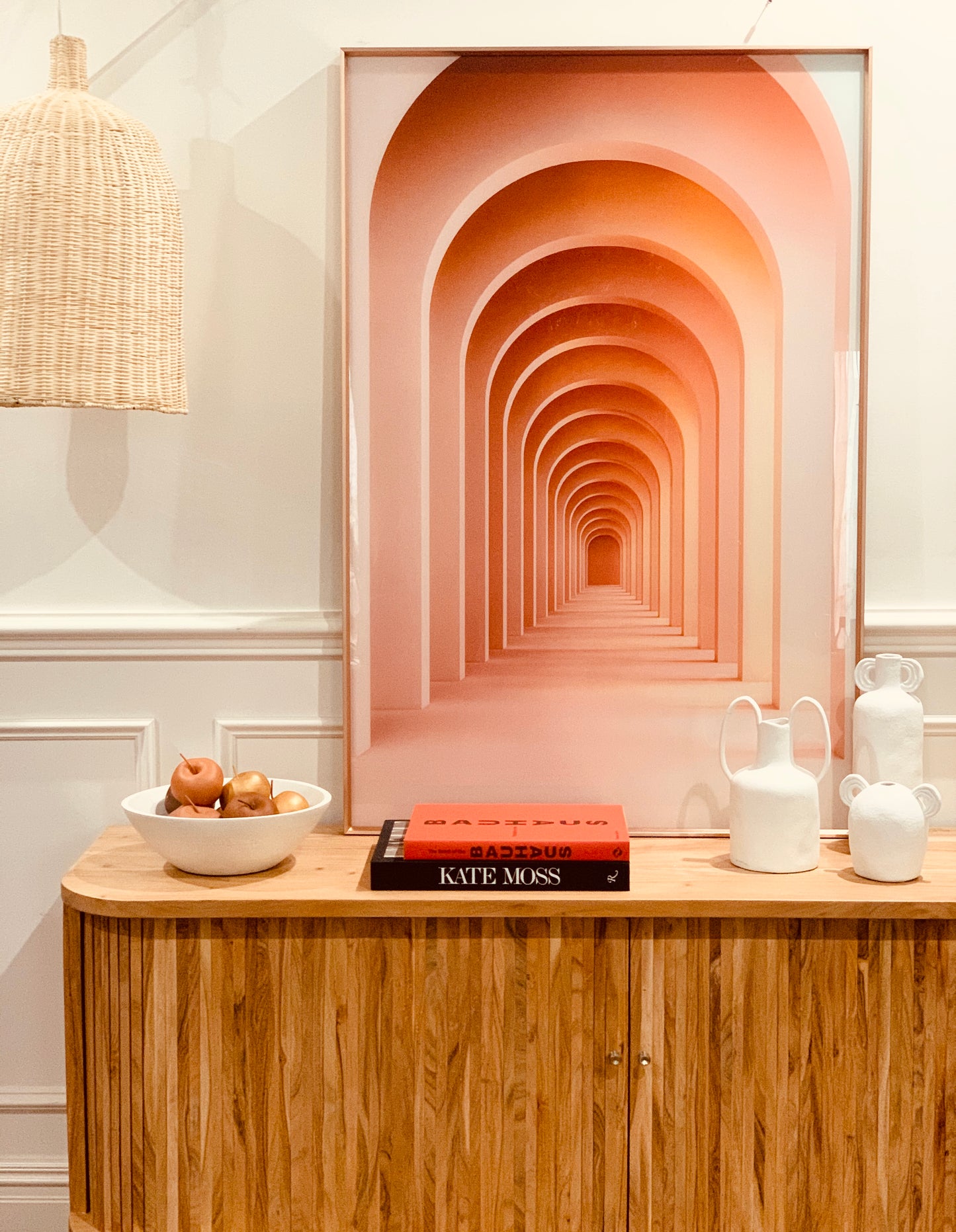 Peachy Arch Glass Art