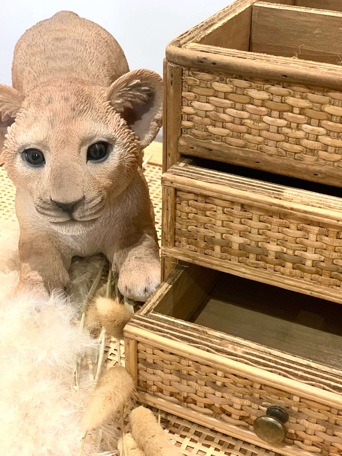 Keepsake Rattan Box