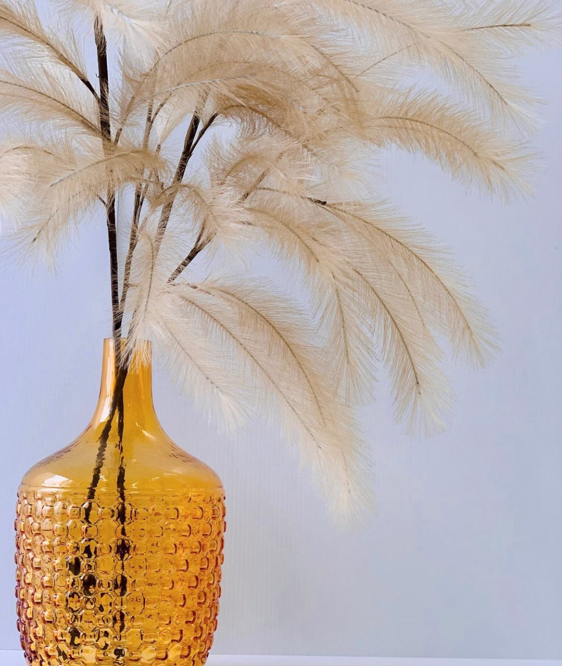 Faux Pampas Grass - Champagne
