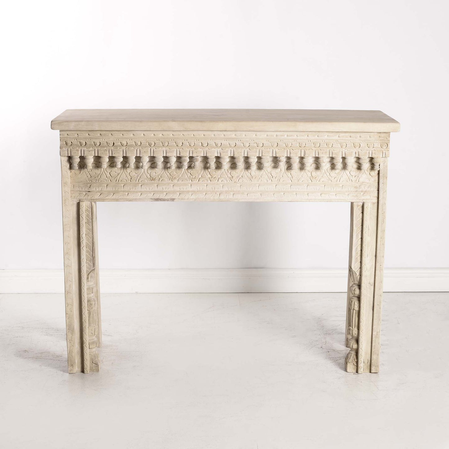 Lucky Carved Console Hall Table