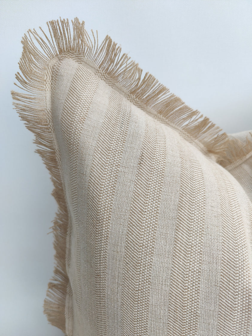 Neutral Stripe Cushion