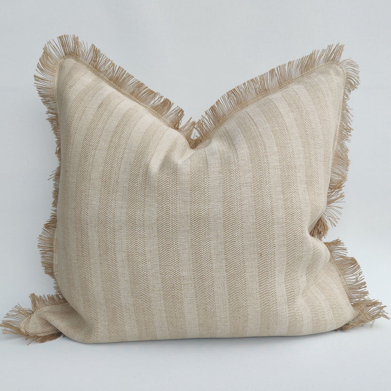 Neutral Stripe Cushion