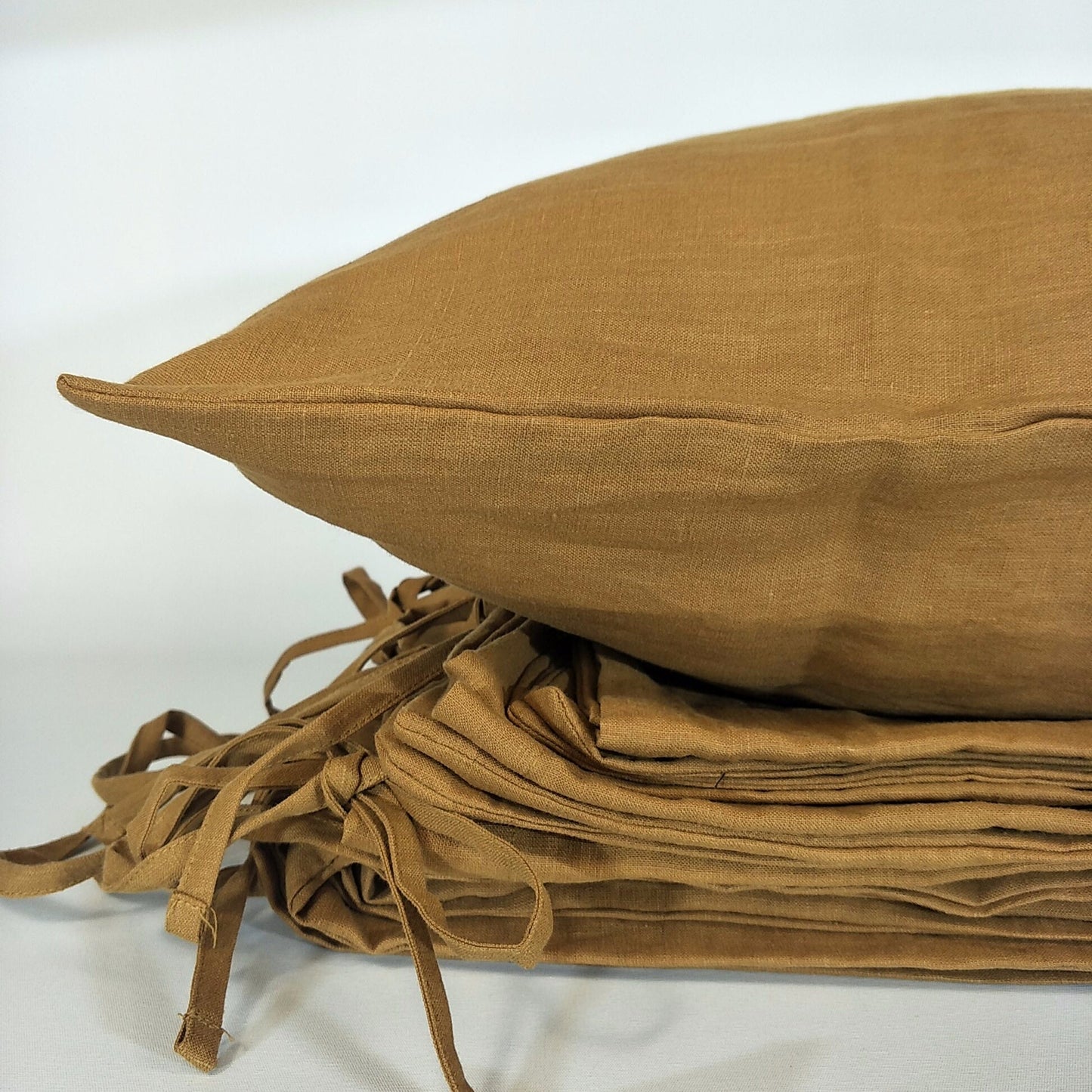 French Linen Duvet Set - Ribbon