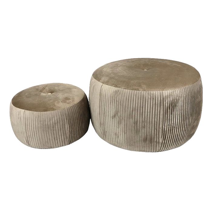 Jimmy Velvet Ottoman set