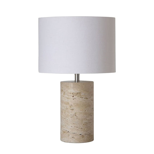 Travertine Table Lamp