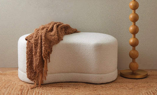 Wave Boucle Ottoman Seat