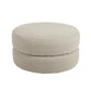 Taupe Boucle Ottoman