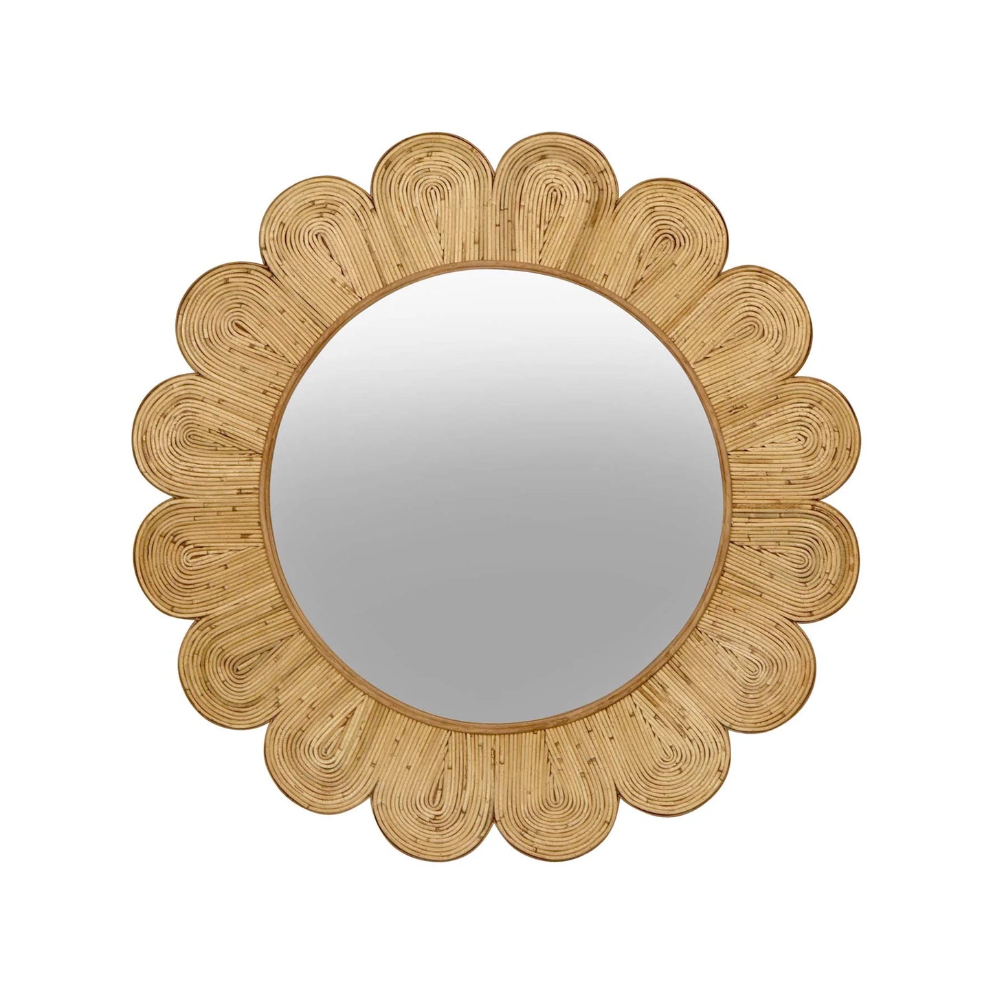 Bloom Rattan Mirror