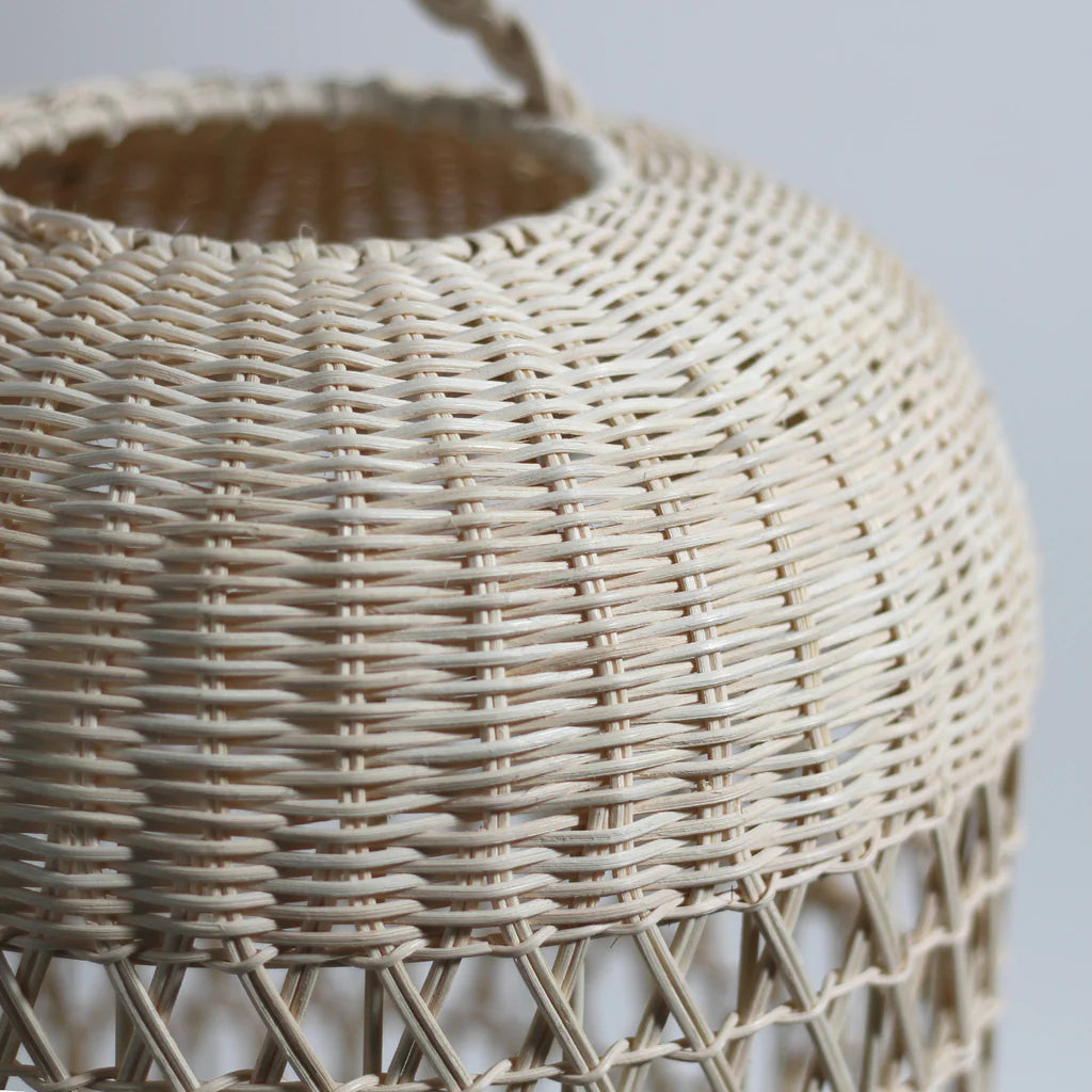 Koa Rattan Lamp