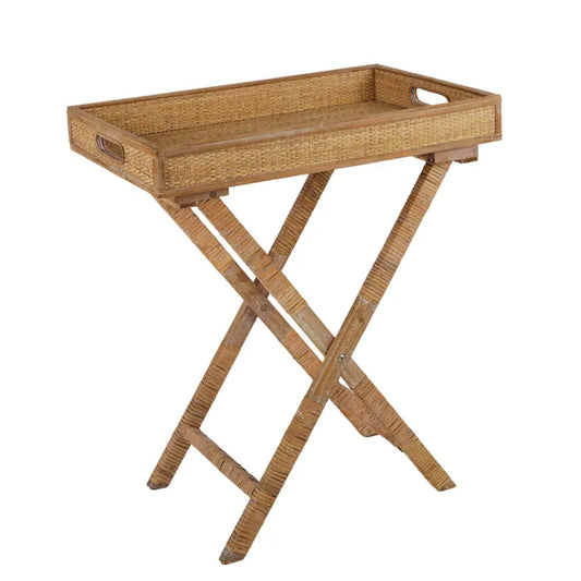 Koi Rattan Tray Table