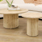 Cleo Travertine Coffee Table