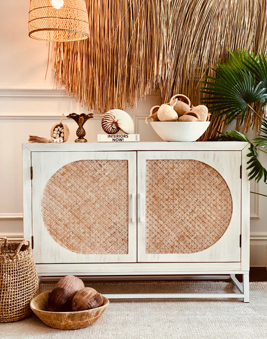 Misty Rattan Sideboard