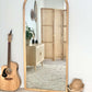 Arch Oak Timber Mirror
