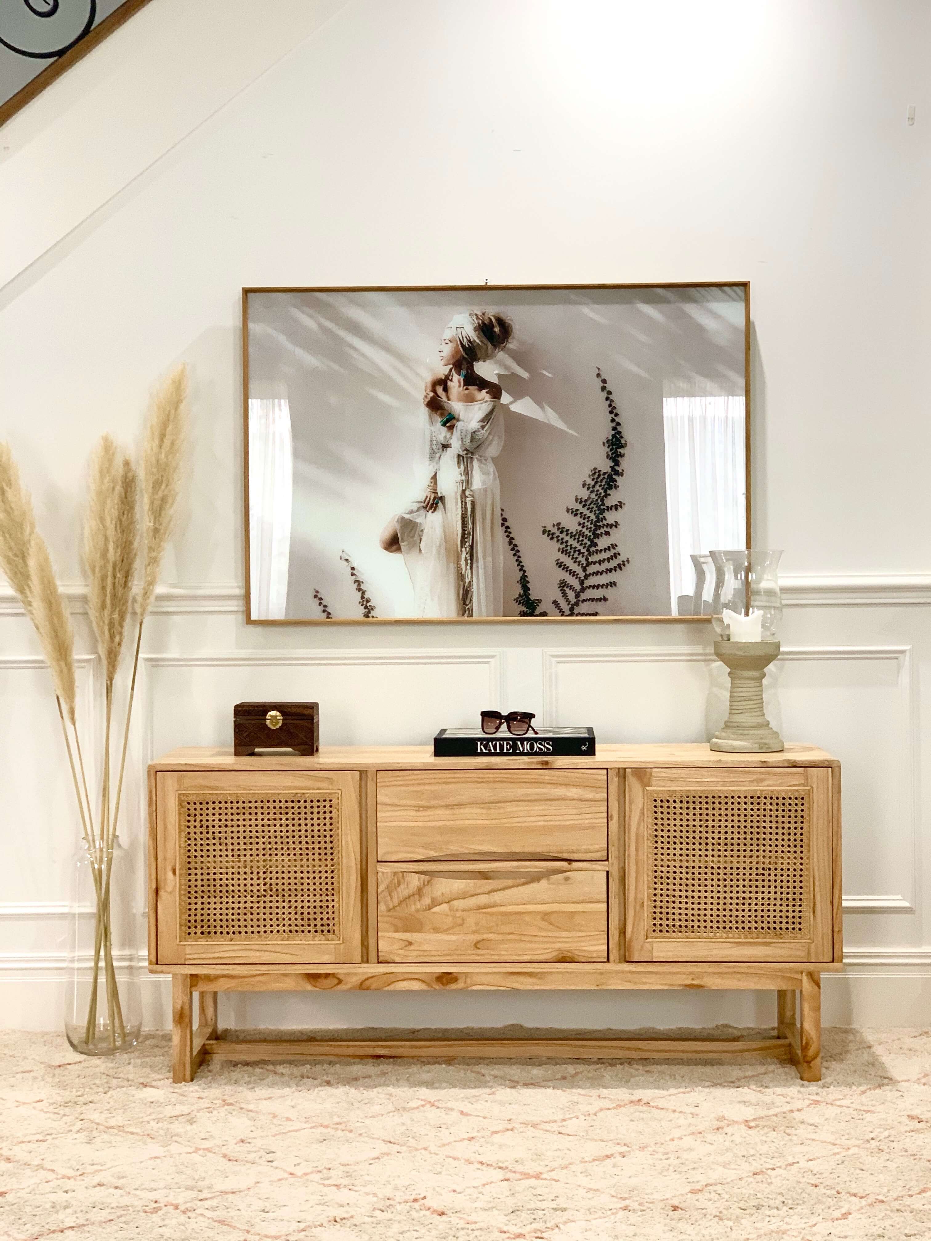 Baham Rattan Sideboard – Cocoluxur