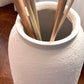 Oia White Clay Vase Pot