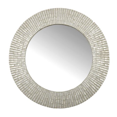 Pearl Round Mirror