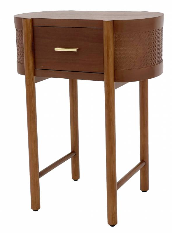 Cocoa Bedside Table