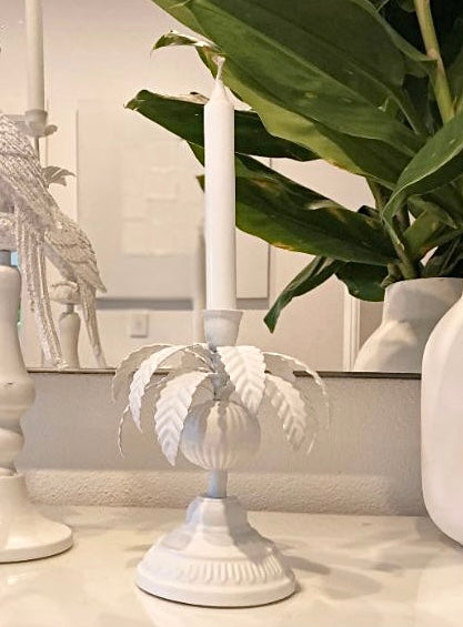 Solo Palm Candlestick Holder