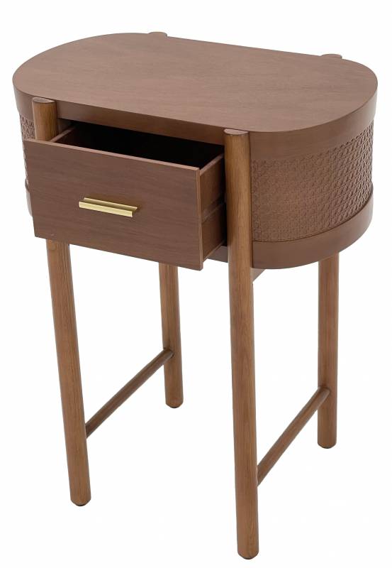 Cocoa Bedside Table