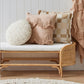 Oblong Rattan Bench Seat / Side table