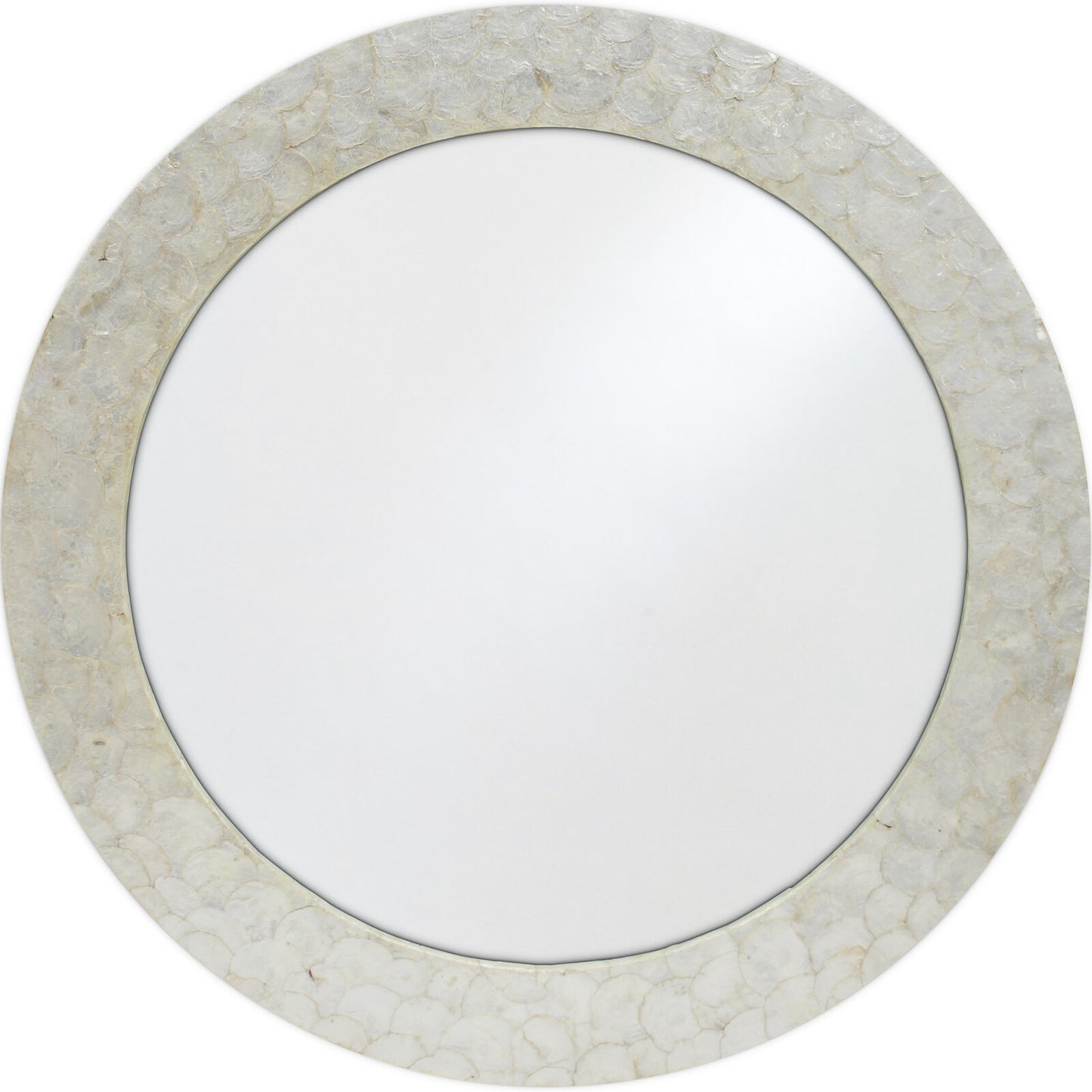 Scallop Round Mirror